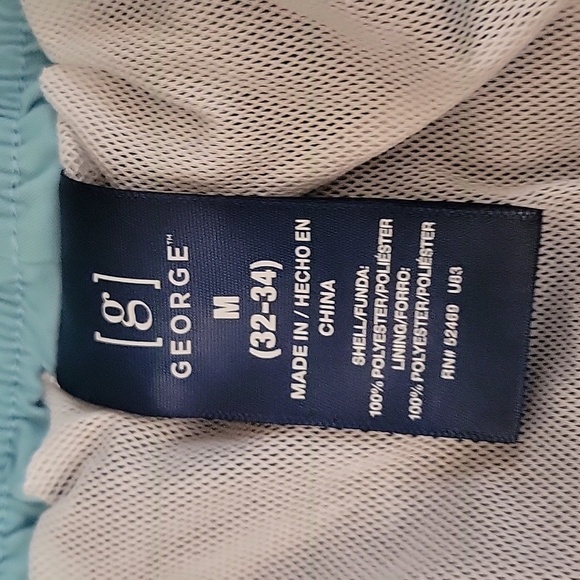 George Men's Blue Swim Shorts - Picture 4 of 4